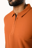 AeroGrid Honeycomb Active Tee-Orange