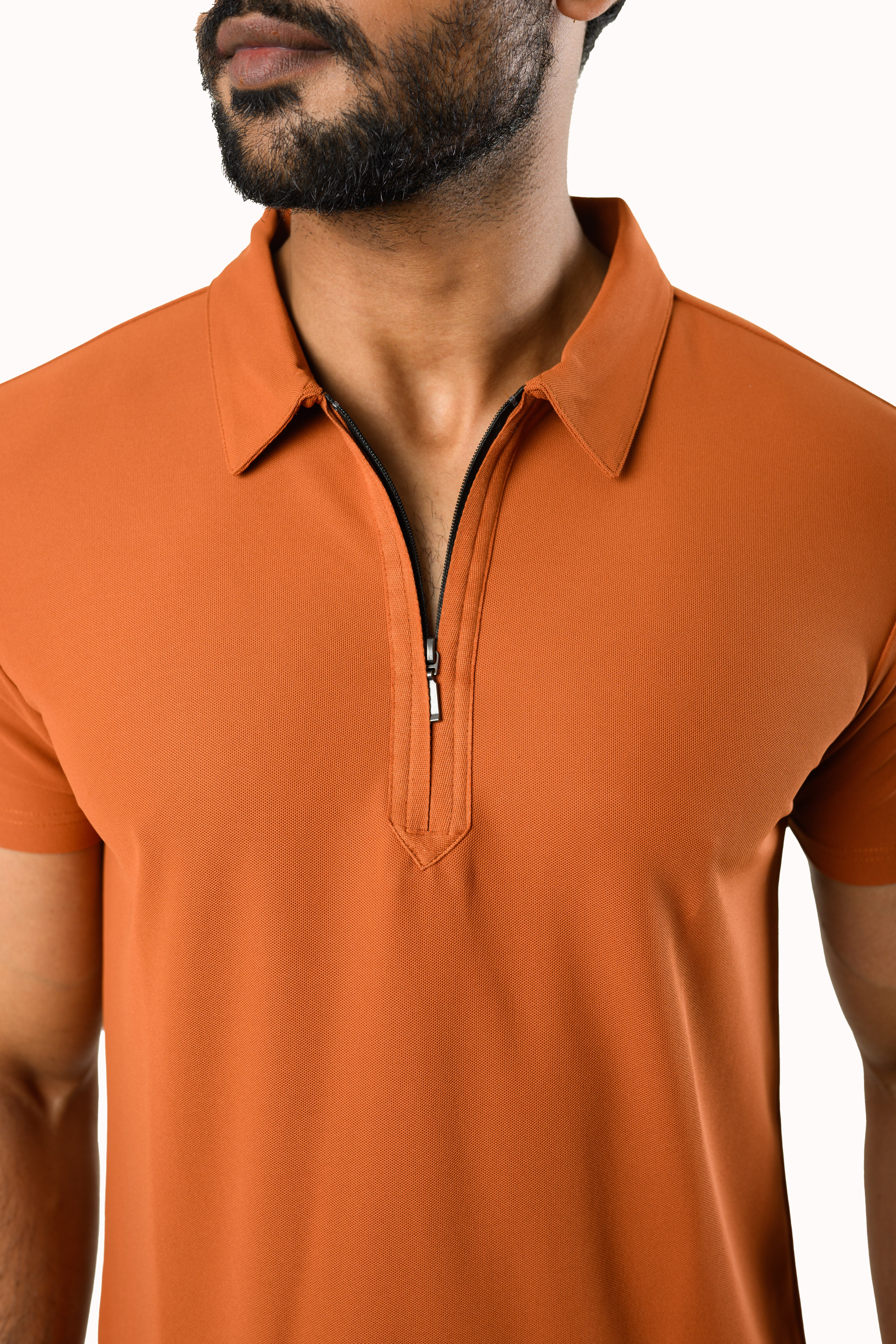 AeroGrid Honeycomb Active Tee-Orange