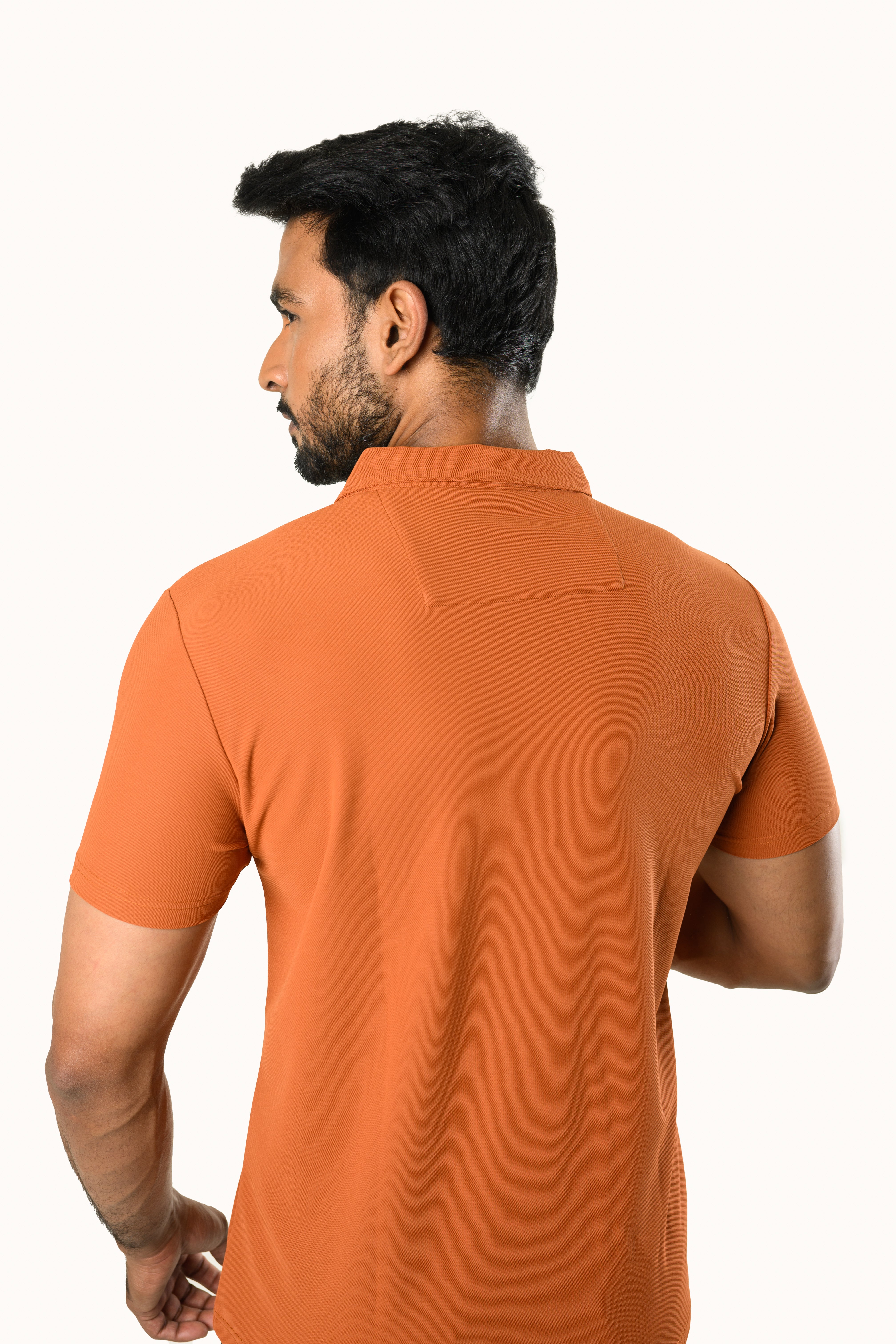AeroGrid Honeycomb Active Tee-Orange