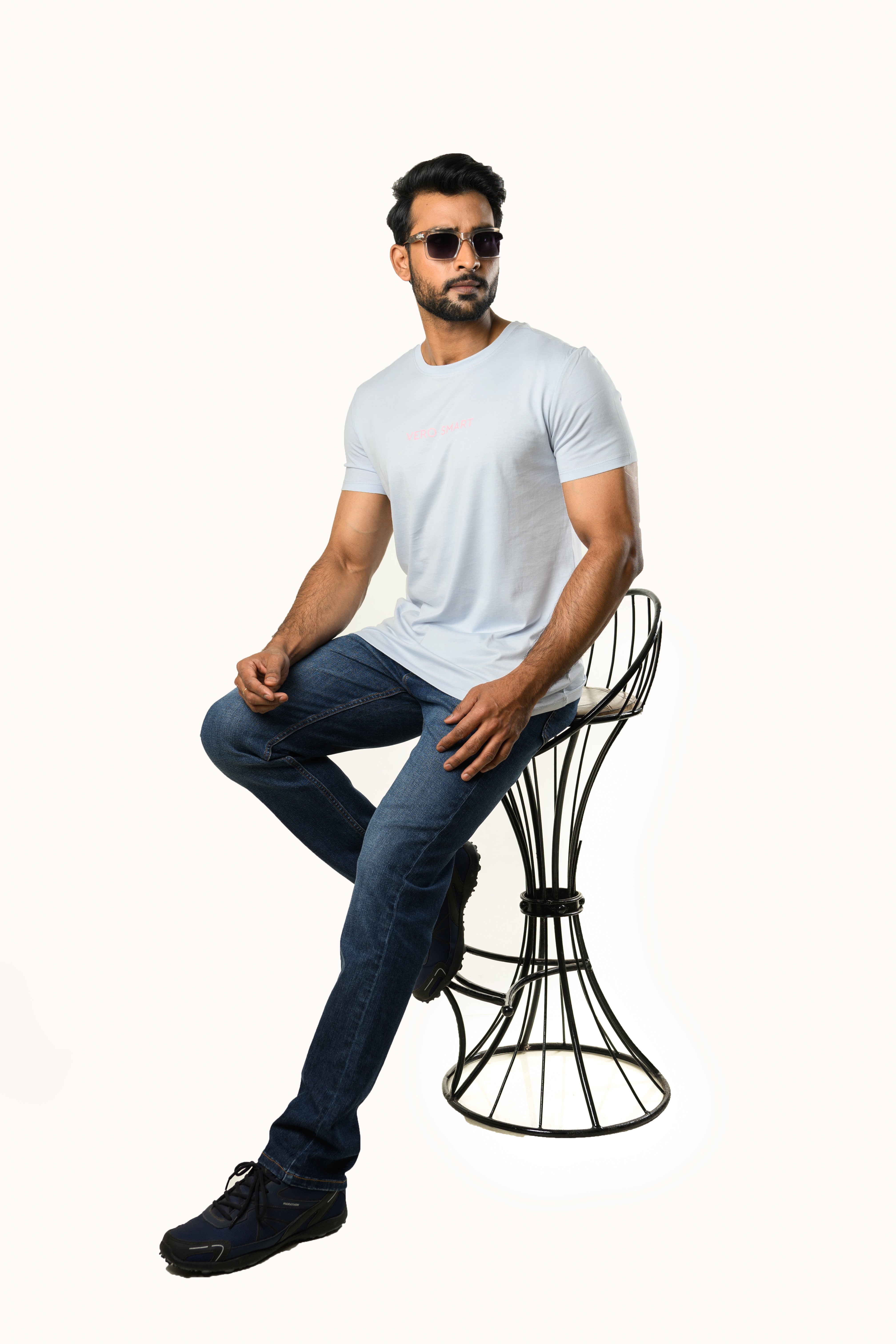 Suprema Silkgent Crew Pastel Blue