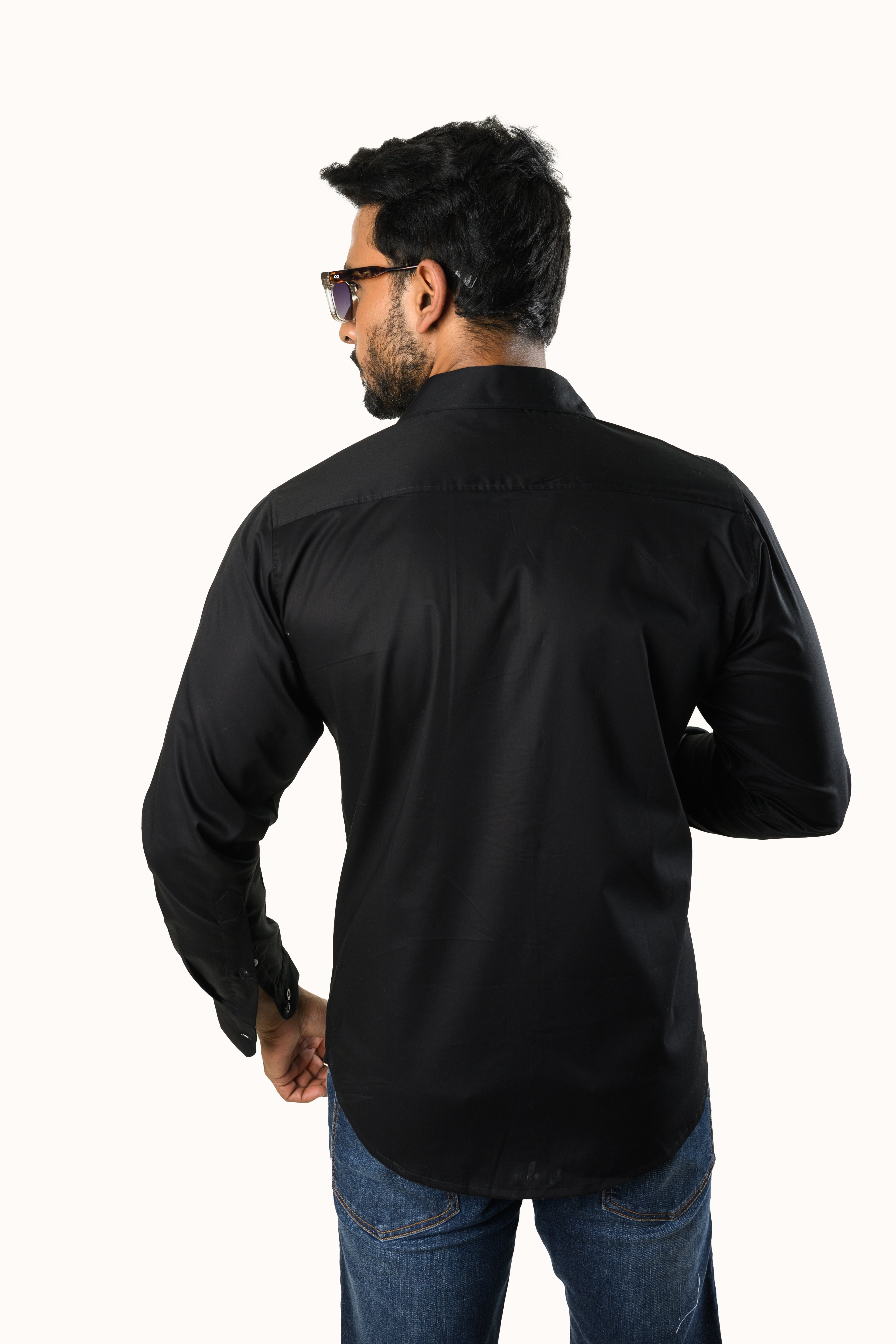 SupimaElite Stretch Shirt — Classic Black