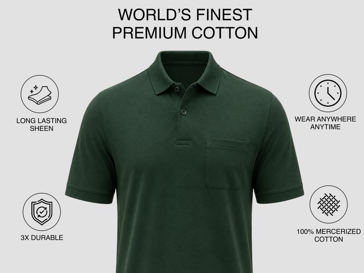 Ascot Outing Polo - Dark Olive