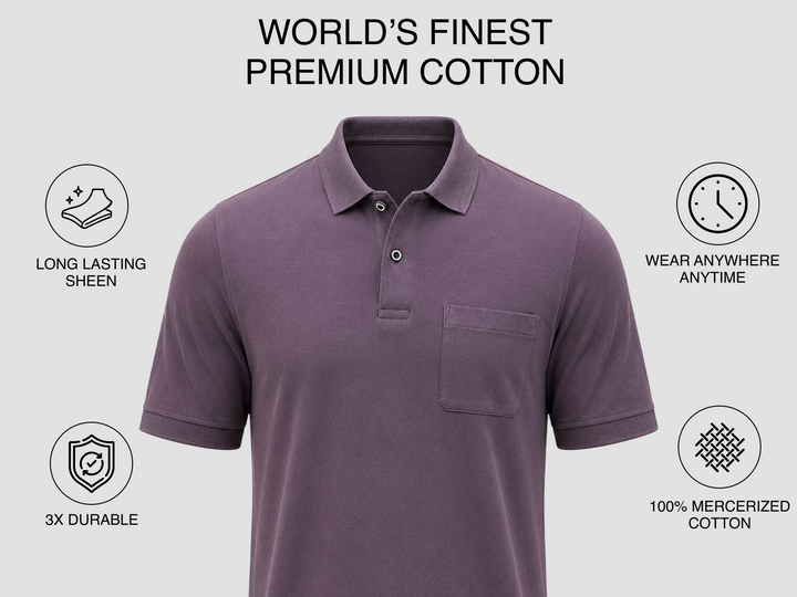 Ascot Outing Polo - Dark Purple