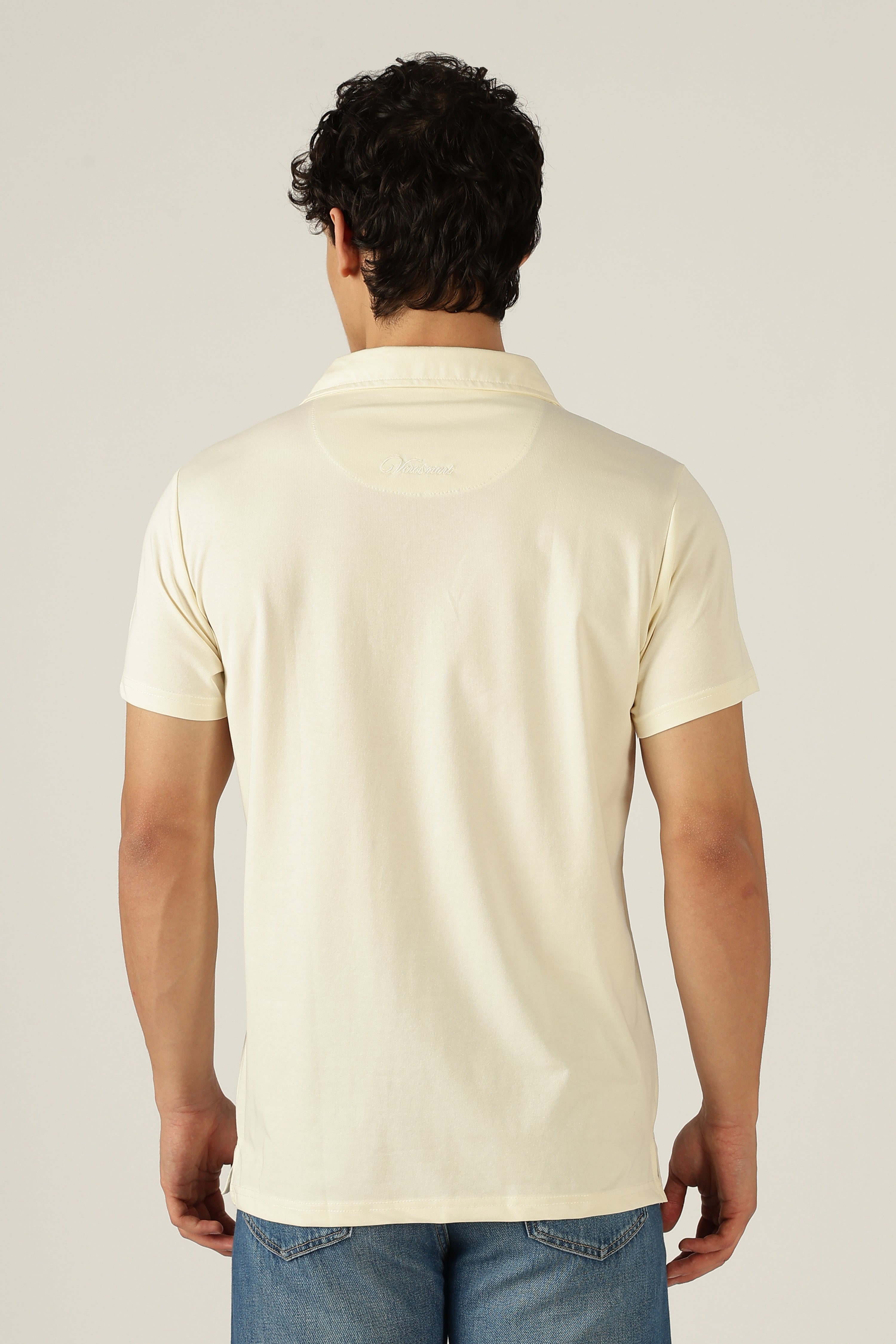 Sorona Luxe Polo Off White