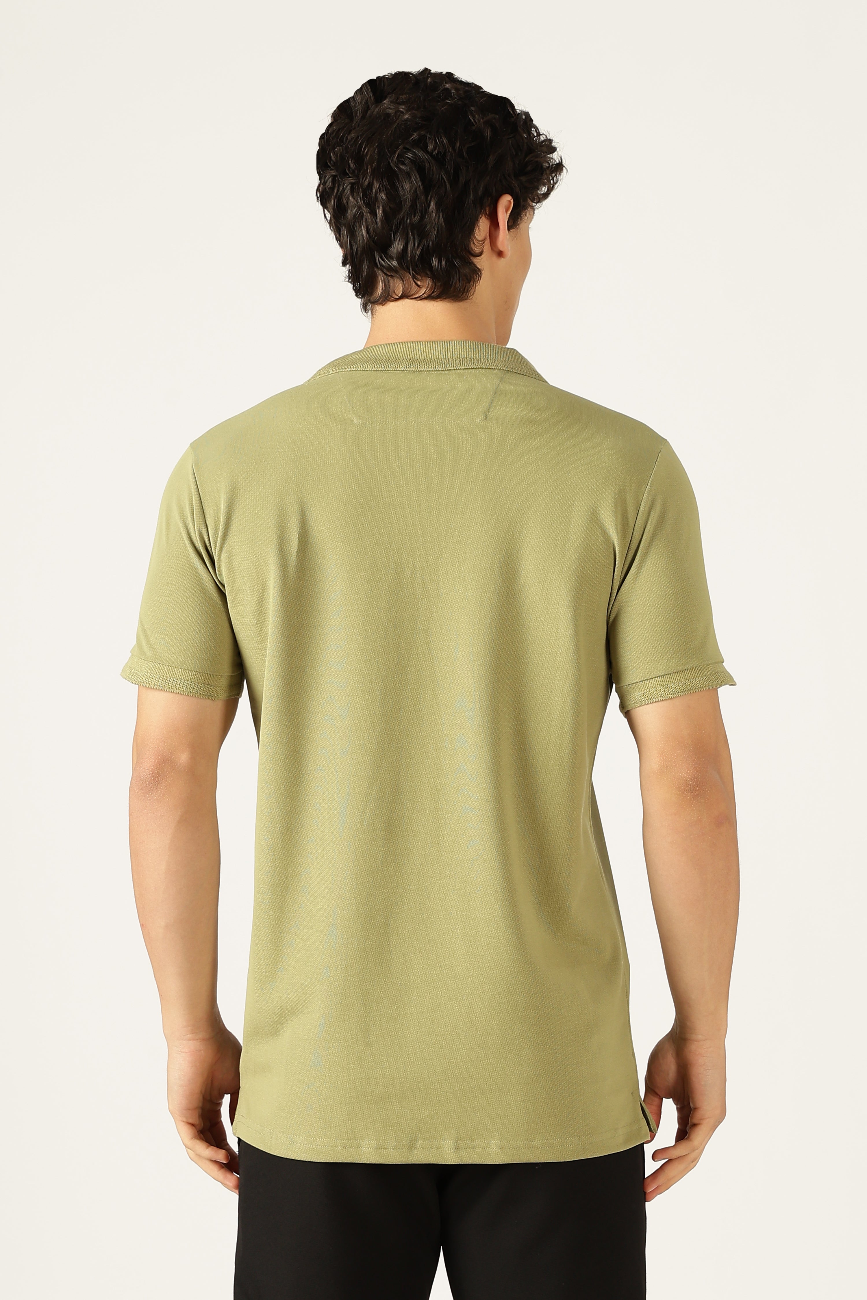 Ascend Comfort Stretch Tee-Olive