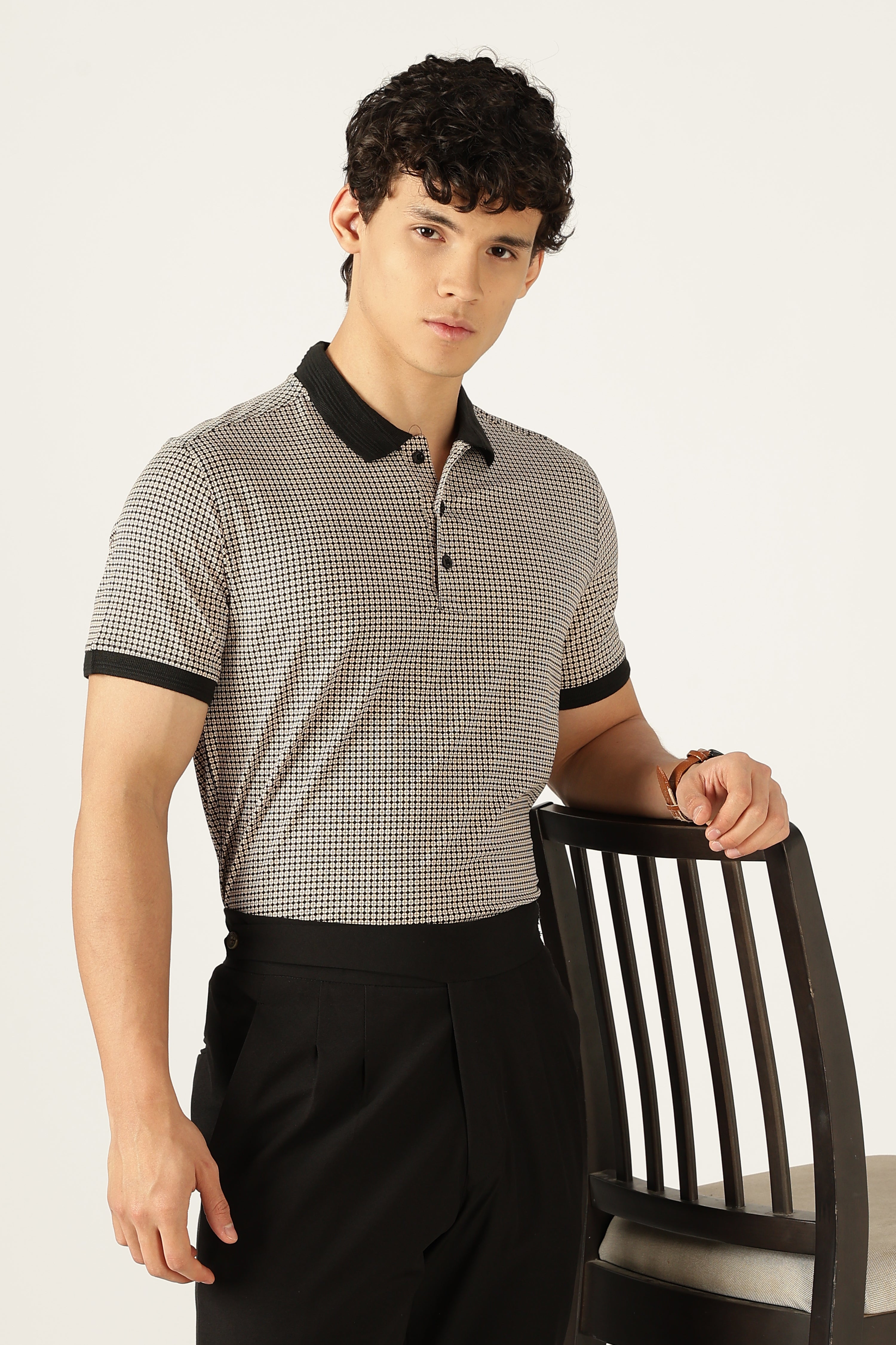 Ascot Champion Polo T Shirt-Grey