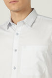 Windsor Liquid Cotton Luxe Shirt- white pinstripe