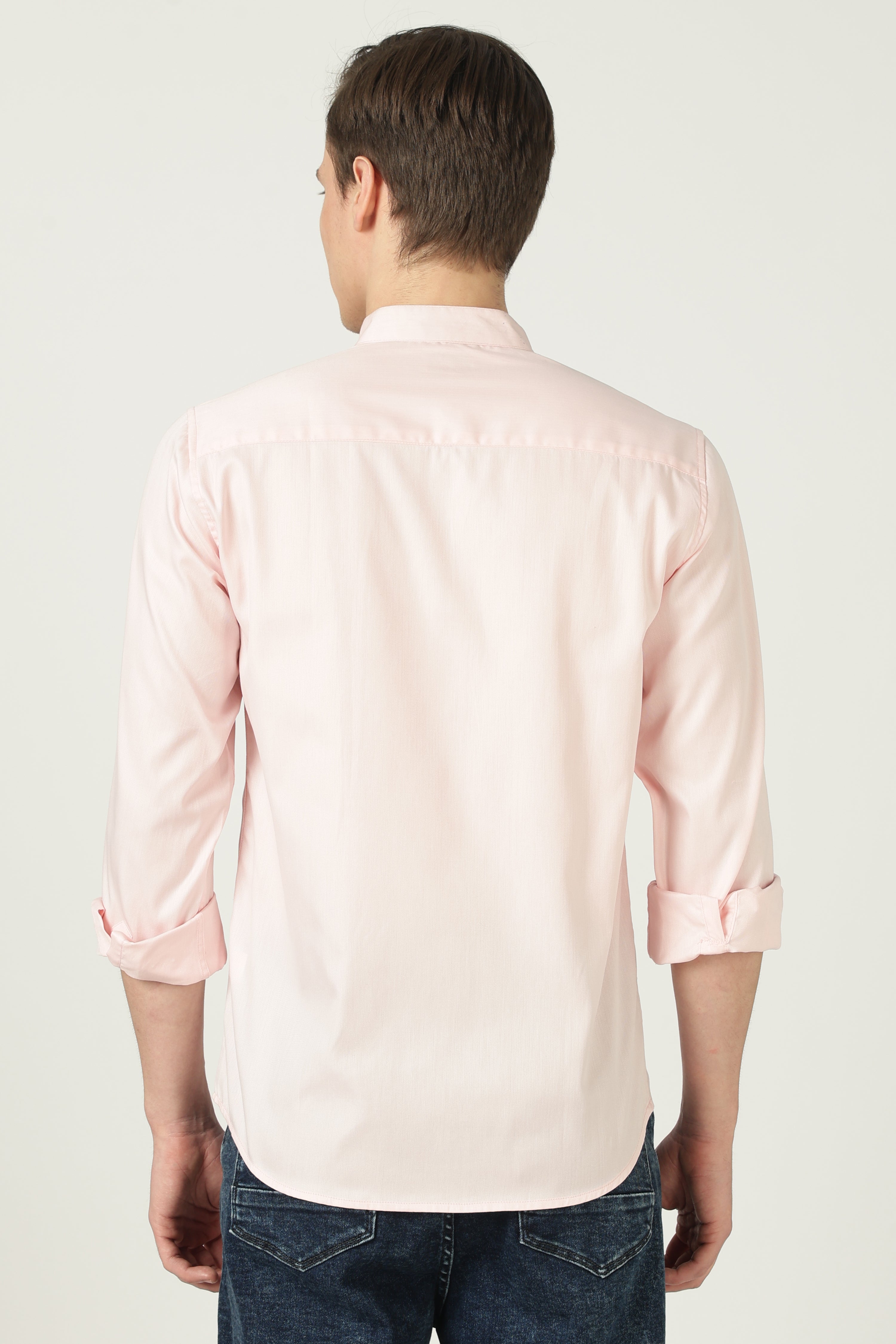 Celeste EasyCare Cotton Shirt-Pink