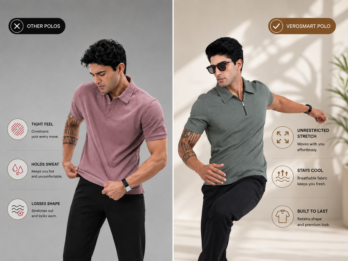 Columbia AirEase Cotton Polo - Grey