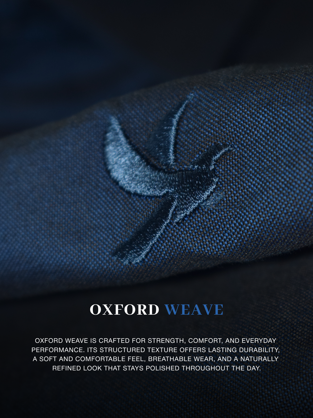 Luxury Pure Cotton Formal Shirt-Regular Fit - Navy Blue