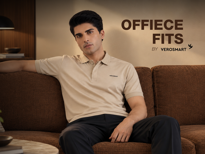 Super Fine Mercerised Cotton Polo - Beige