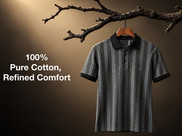 Long-Staple Cotton Polo - Dark Navy