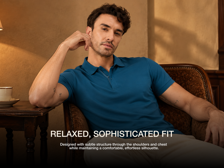 UltraLight Supima Superfine Cotton Polo - Dark Blue