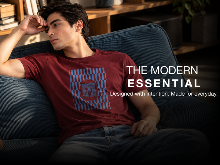 Augusta Winner Cotton Modal Stretch Crewneck - Red