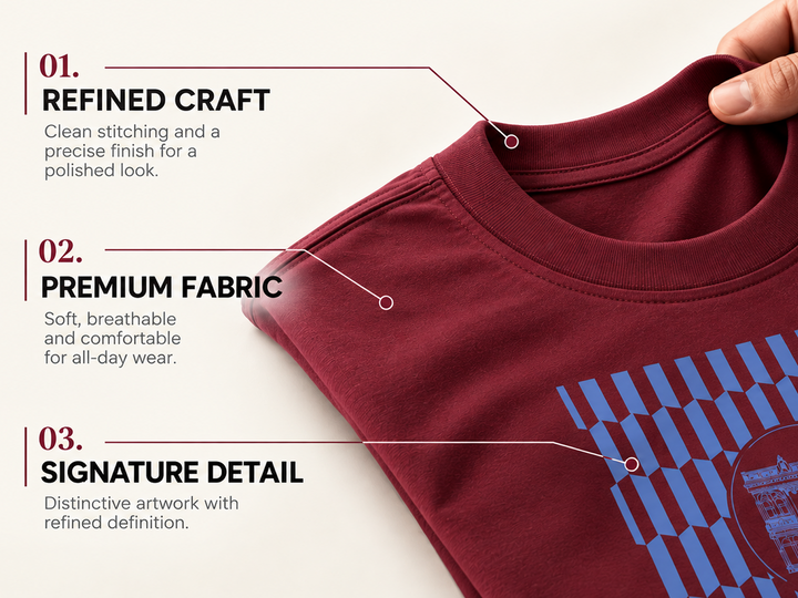 Augusta Winner Cotton Modal Stretch Crewneck - Red