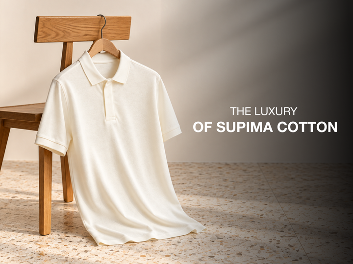 UltraLight Polo Supima Superfine Cotton - BEIGE