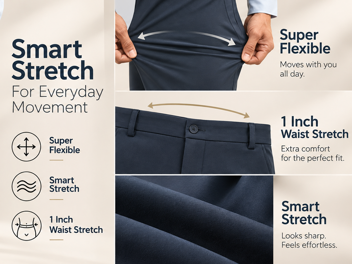 MaxStretch  Comfort Trousers - Morpich