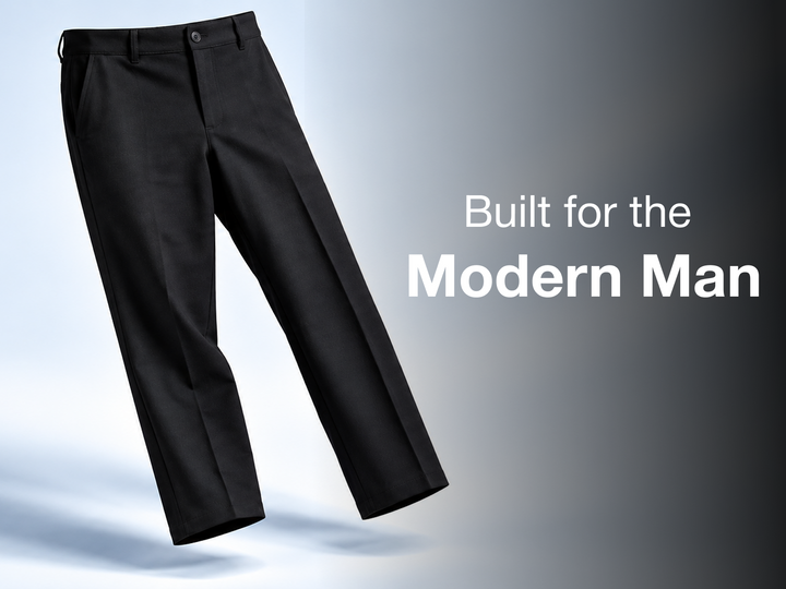 Polyester, Elastane Super Stretch Trouser - Black