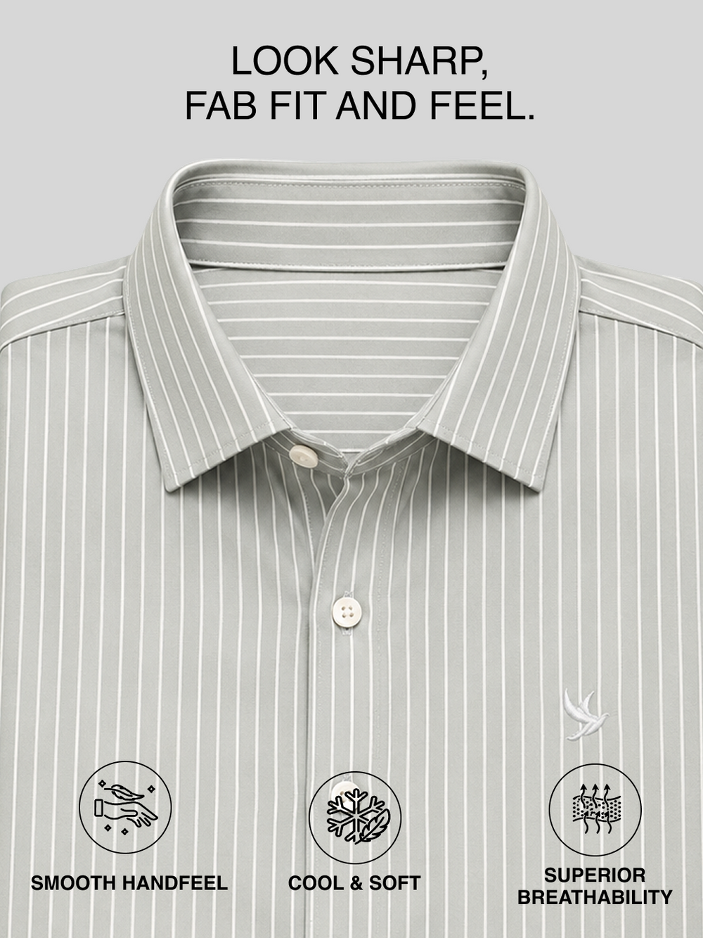 Cotton Tailored Fit Formal Shirt - Light Green