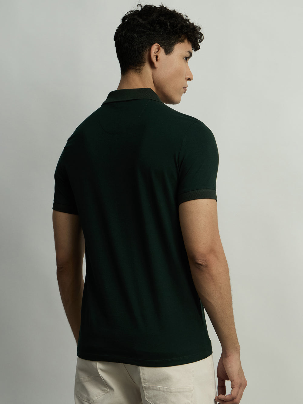 Polo-T-Shirt Dark Green
