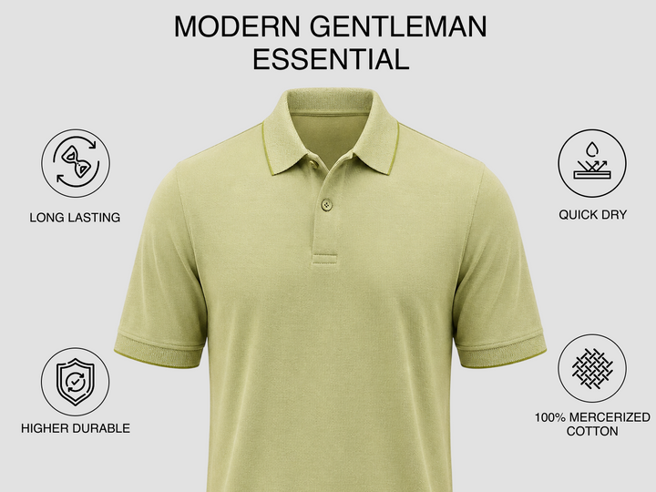 Torino BirdsEye Polo - Green
