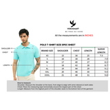 Ascend Comfort Sky Blue Polo-T-Shirt Regular Fit