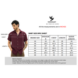 Aurora Versatile Maroon Casual Shirts Regular Fit
