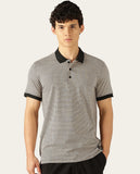 Cottura Luxeform Black Polo-T-Shirt Regular Fit