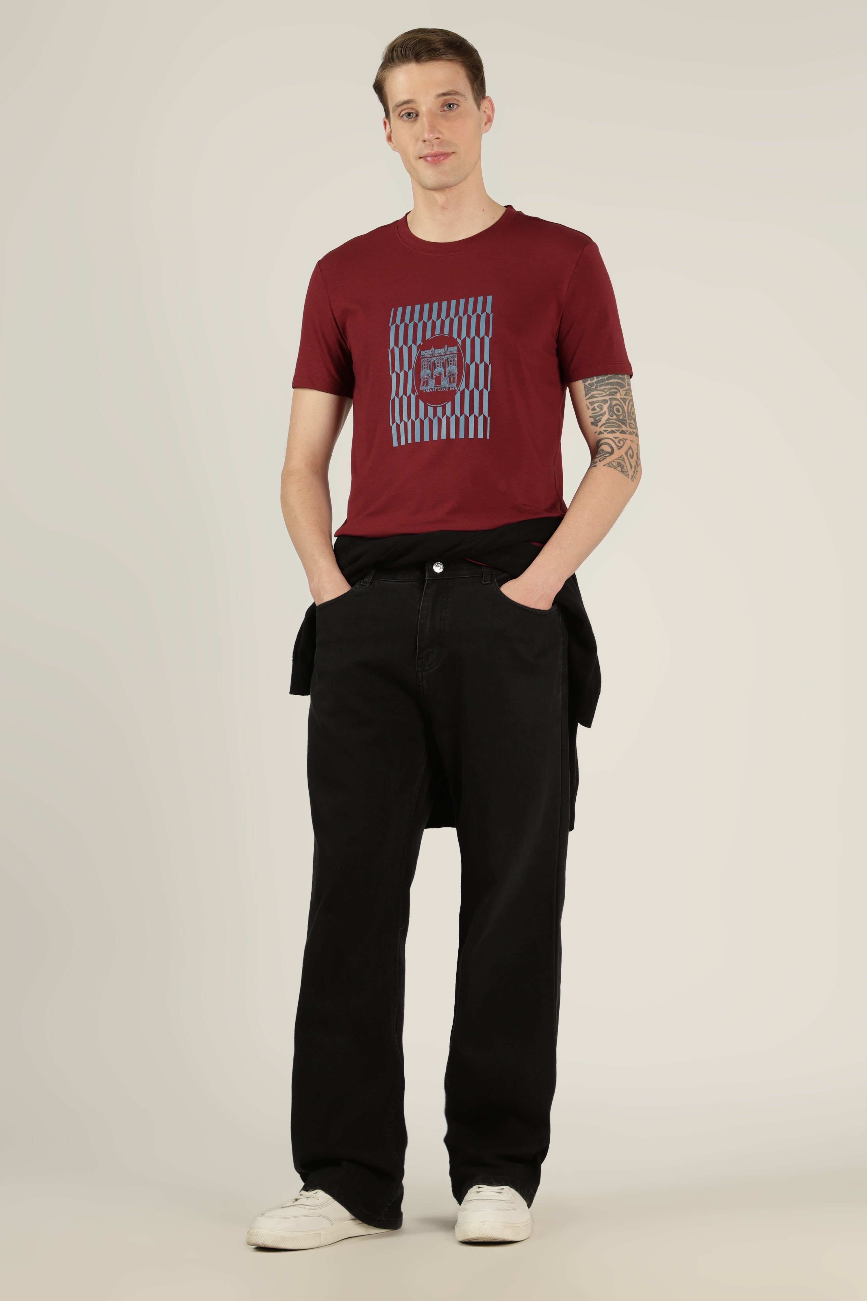 Augusta Winner Red Round Neck T-Shirt Regular Fit