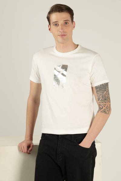 Cottonyx Finecrew White Tee