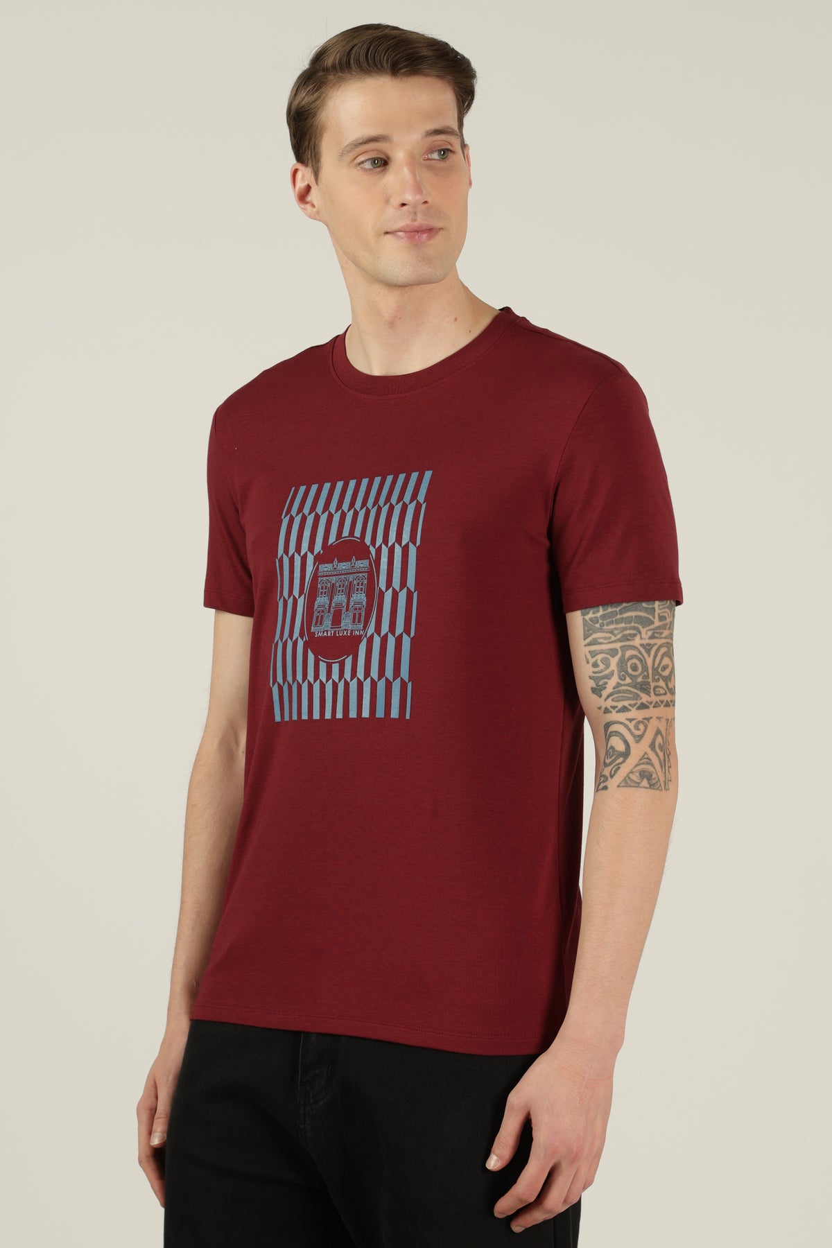 Augusta Winner Red Round Neck T-Shirt Regular Fit