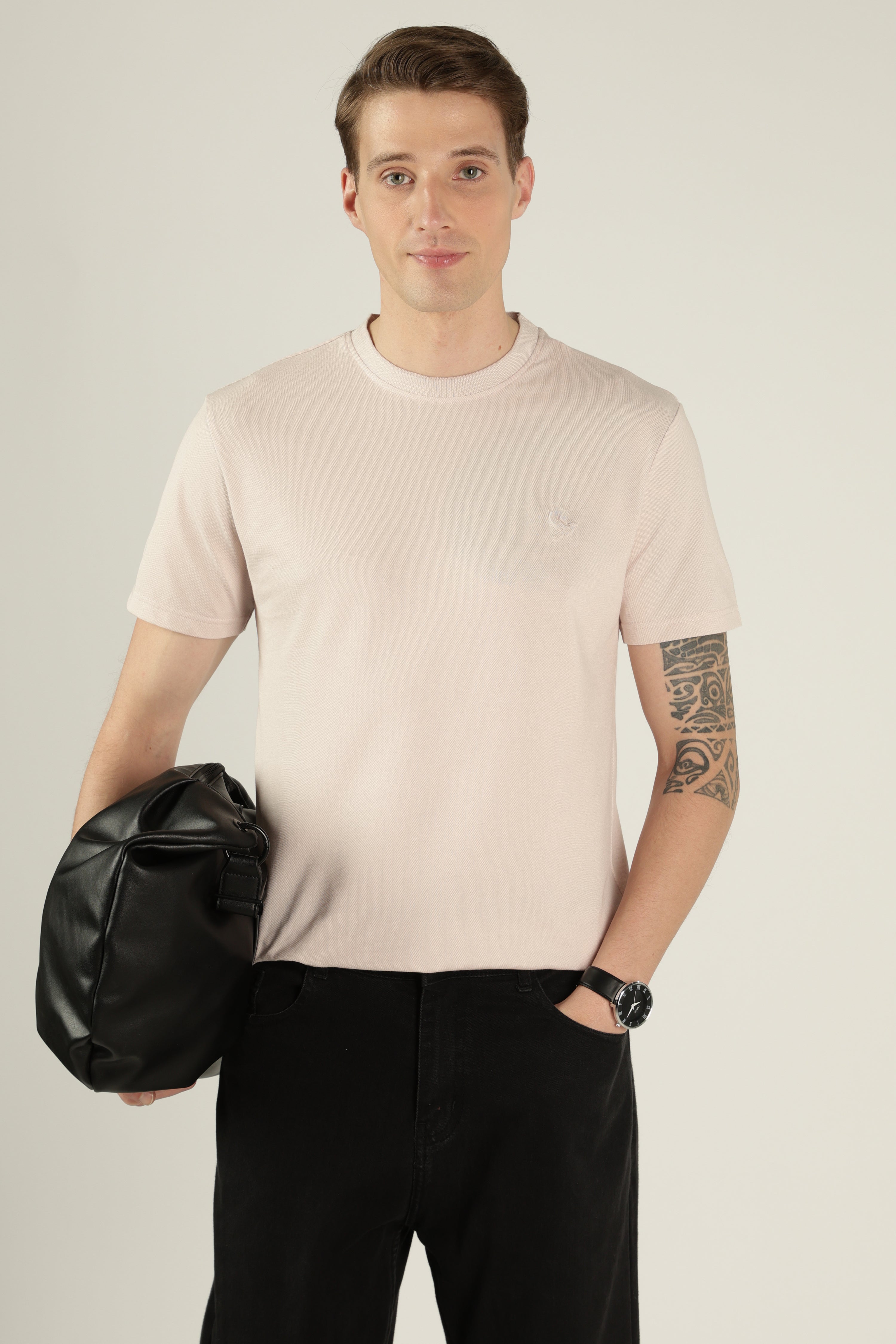 CoreBlend Reinforced Tee- Light Pink