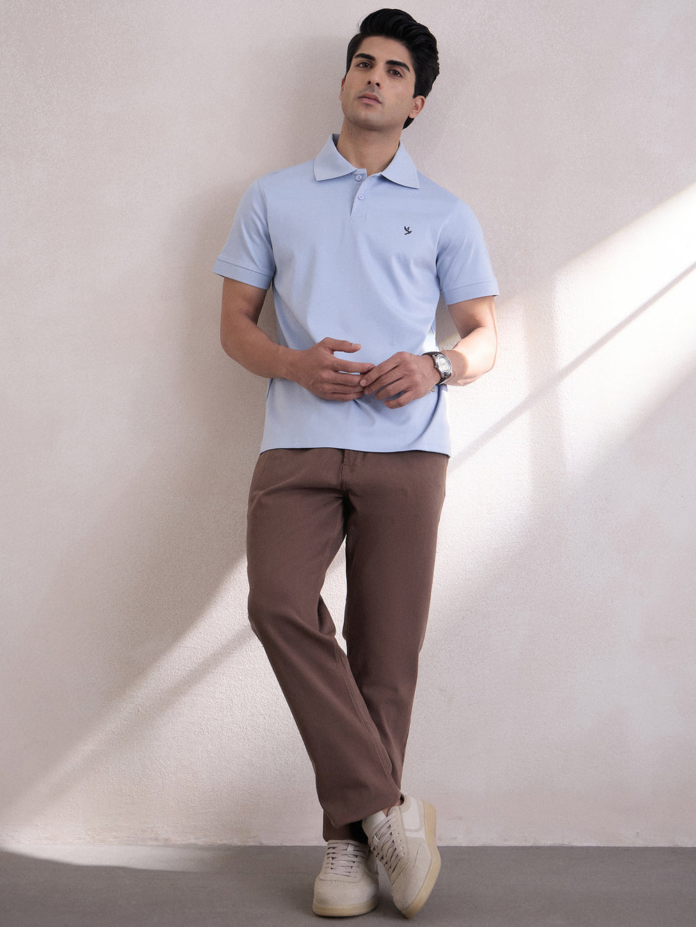 Super Durable Polo T-Shirt - Sky Blue