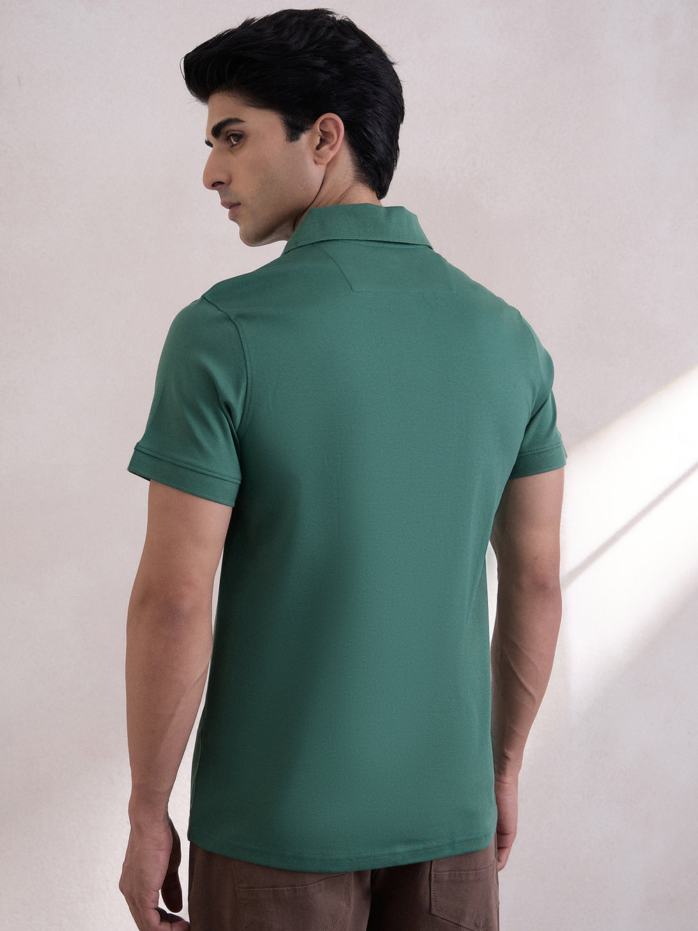 Polo T-Shirt Backside - Green