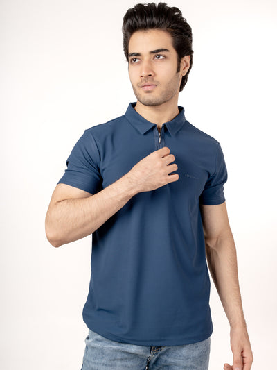 Yale AirGrid  Quick Dry Polo - Blue