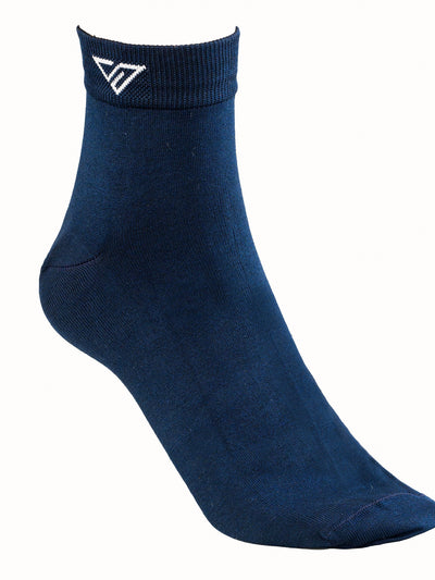 Regal Mercerised Cotton Socks - Navy Blue