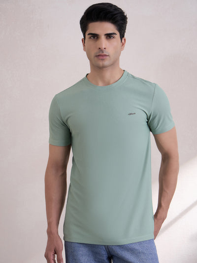 Smart Flexstretch Crew Neck T-Shirt - Dusky Green