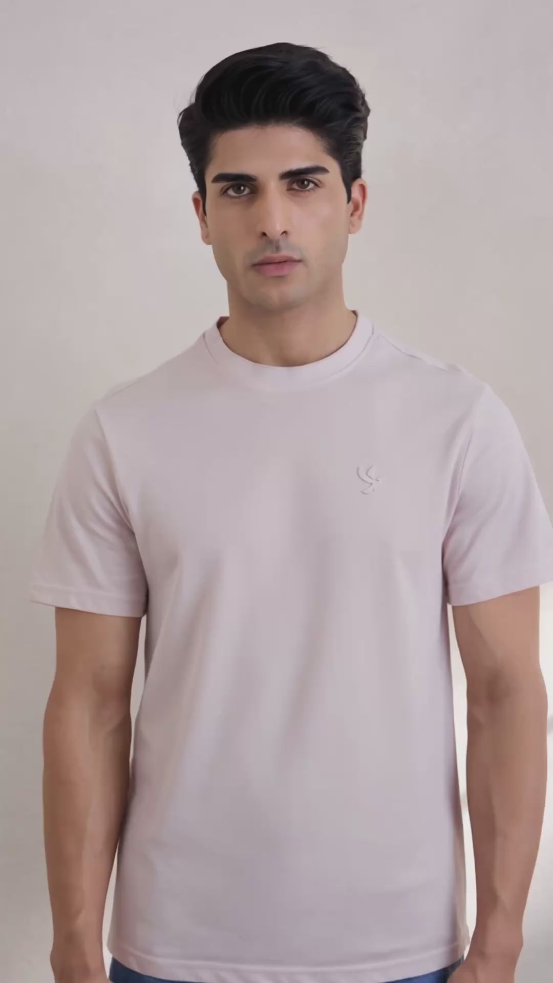 Foundry Pure Cotton Tee - Light Pink