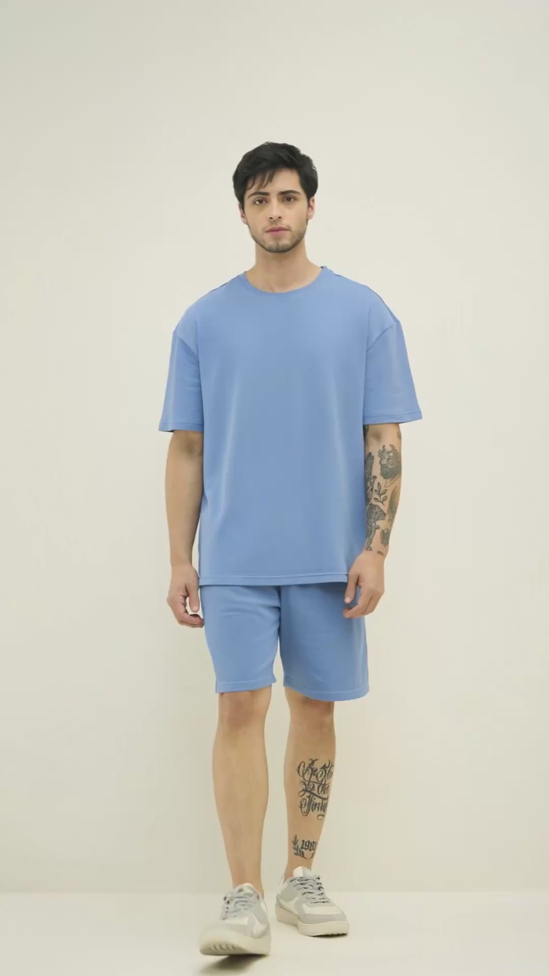 Dartmouth Stylish Co-ord Set - Light Blue
