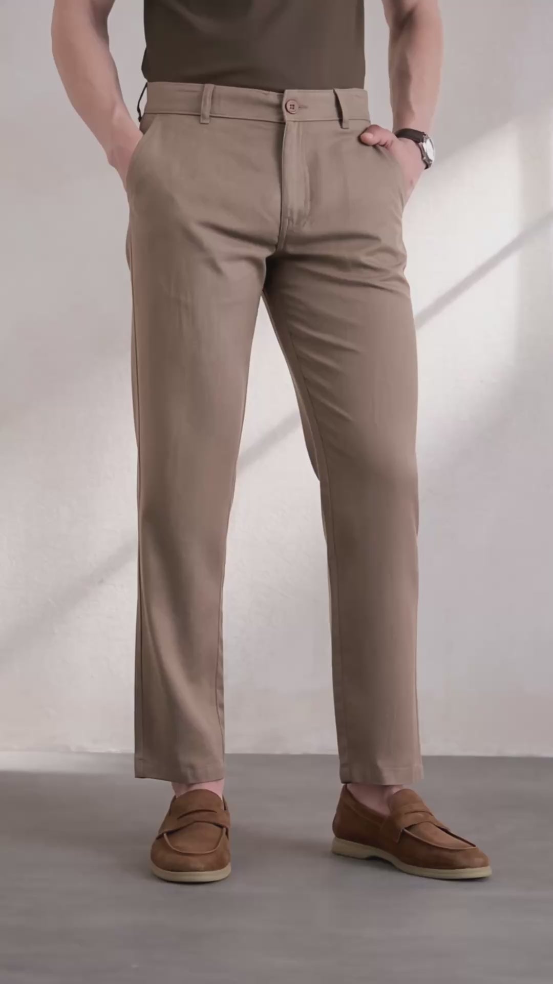 Mykonos Ultra Light Linen Pants - Khakhi